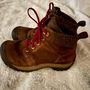 KEEN Kaci II Winter Mid Waterproof Boots Leather Insulated Hiking Womens 10